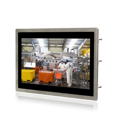 Waterdicht IP67-Comité Vesa Wall Mounted Capacitive Touch het Comité van PC 13.3“ PC Met groot scherm