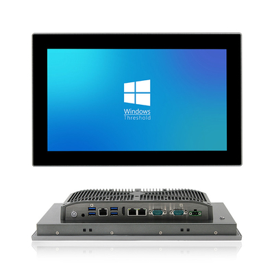 13,3-inch LCD Intel J6412 industriële HMI-paneelgemonteerde touchscreen-pc met 2 RS485