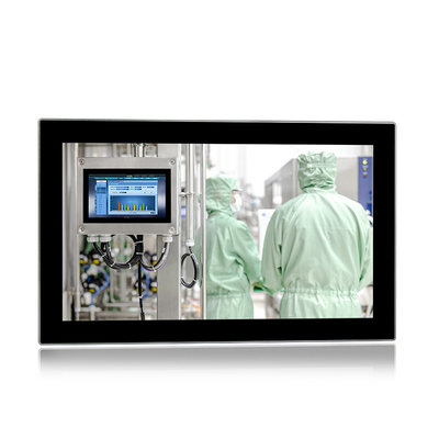 17.3“ 10 het Comité van de Punten Capacitieve Aanraking het Comité van PC Intel Celeron J6412 2.0GHz AIO Fanless PC