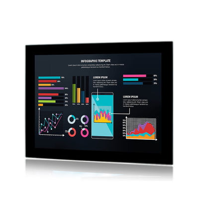 De ingebedde van de het Touche screenvertoning van 17“ Ip65 Industriële Monitor VESA Installation
