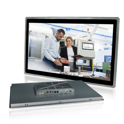 IOT Fanless bedde Aanrakingspc 24“ Vensters 10 RS232 VGA PCAP van I3 8145U in