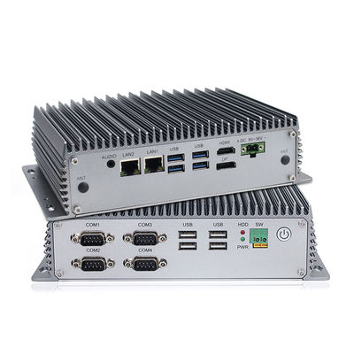 Industriële Ingebedde de Doospc van Fanless Minipc achtste Gen I3 I5 cpu voor Rand Gegevensverwerking