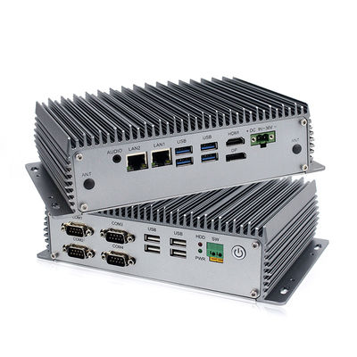 Computer Dubbel Lan With Rs 232 van PC van Intel de I5 Ingebedde Fanless Industriële Minicom-Haven