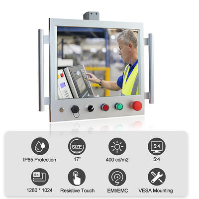 OEM Fanless Industriële HMI Comité het Roestvrije staalcantilever van PC