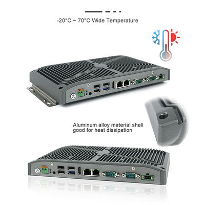 RS232 RS422 RS485 Ruw Mini Pc 15W Intel Celeron voor het Betalen van Kiosk