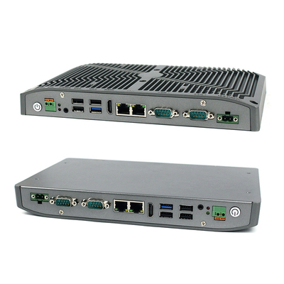 Van de Doospc van RS232 de Fanless Ingebedde Legering Shell J1900 1.5A Ingebed Mini Pc