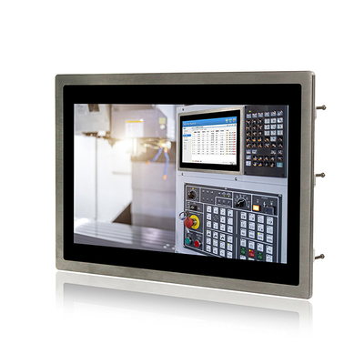 IP69K wasbaar Industrieel Touch screen Vertoning Ingebedde 400cd/m2 VGA DVI