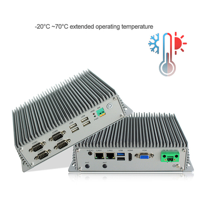 Aangepaste J1900 de Vierlingkern van de Fanless Industriële Ingebedde Doos PC