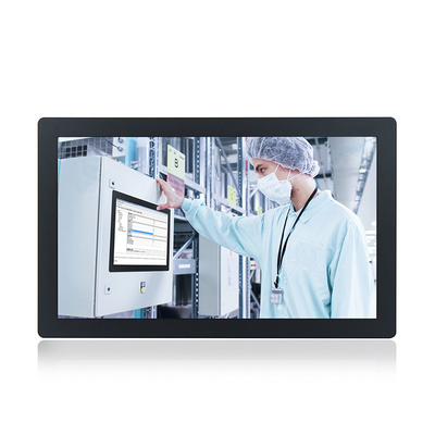 Het Comité van Win10iot J1900 HMI Industriële het van PC Bureaucomputer 21,5 Duim TPM 2,0 Weerstand biedende Aanraking