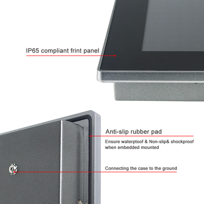 Voorip65 Ingebedde Comité PC 24 Duimfhd LEIDENE Waterdichte Touch screencomputer