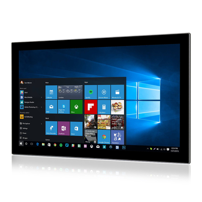 I7-8565U de Aanrakingscomité van cpu Industriële PC 24 Duimcomputer met 4G 5G Facultatief WIFI