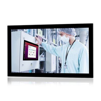 1920 X 1080 Fanless Industriële Comité PC 24 Duimpcap Multiaanraking