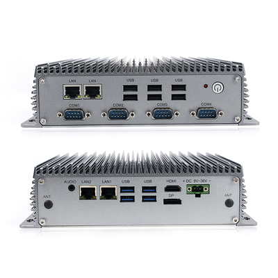 Industriële PC gelijkstroom 9V van Fanless Mini Box - 36V achtste Gen 4GB M.2 120G SSD