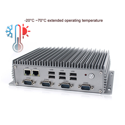 I3-8145U Industriële Ingebedde de Doospc Dual Core 2.1GHz van cpu met 4 X RS232