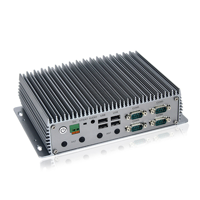 De Vierlingkernen 2.0GHz 3xLAN RS232 RS422 RS485 van Fanless Industriële Minipc twaalfde Gen J6412