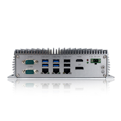 J6412 Industriële PC van PC 3 LAN Desktops Computer WIN10 LINUX RS232 RS485 van Fanless Mini