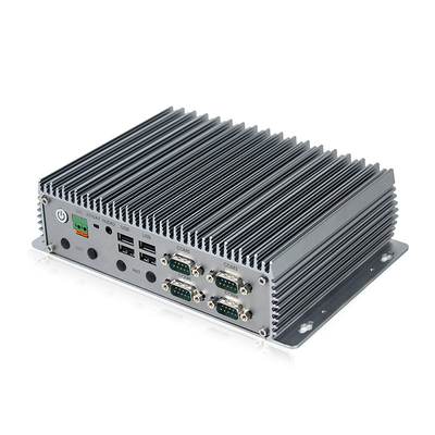 J6412 Industriële PC van PC 3 LAN Desktops Computer WIN10 LINUX RS232 RS485 van Fanless Mini
