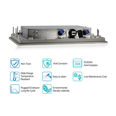 IP69K industriële Comité PC 3855U cpu 13,3 Duim Waterdichte Comité PC