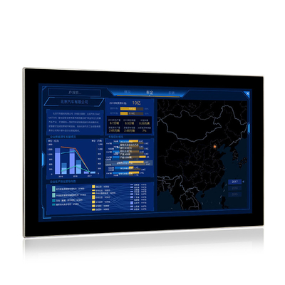 i7-8565U van de het touche screensteun van de 24 duim industriële computer Vensters 11
