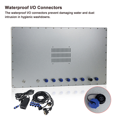 Maak het Touche screen Industriële Comité van de 24 Duimhmi Vertoning de Steunvensters waterdicht van PC