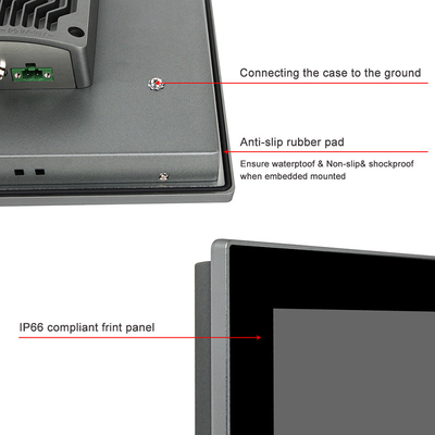 17.3“ het Comité van het Douanewindows11 Capacitieve Touche screen Kerni3 Fanless Ingebedde PC