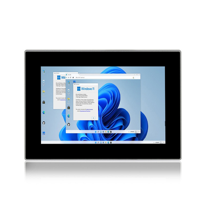 IP66 waterdichte pc met aanraakscherm Windows 11 Pro industriële ingebedde pc met TPM 2.0