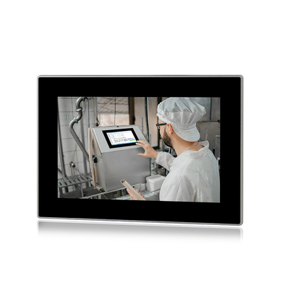 Intel J6412 Rugged Panel PC 10 Punten Capacitieve Touch Panel PC IP65 met 3xRJ45