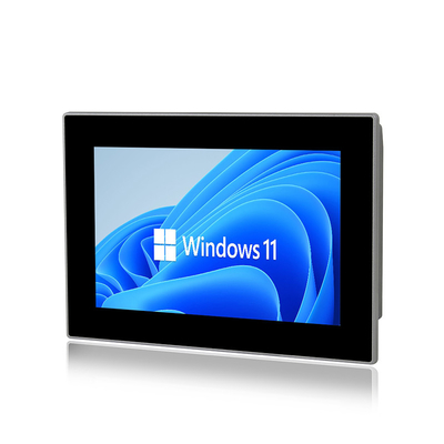 10 inch J6412 alles-in-één industriële pc HMI-aanraakpaneel pc met 3 LAN