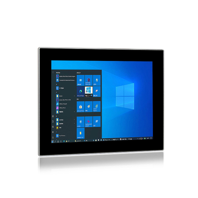 J6412 PCAP Touch Panel 3*LAN 12&quot; All In One Industrie PC Front IP65