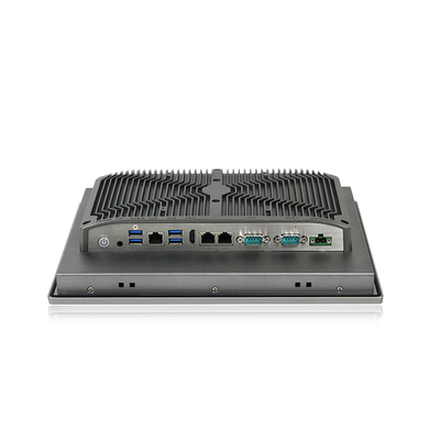 J6412 PCAP Touch Panel 3*LAN 12&quot; All In One Industrie PC Front IP65