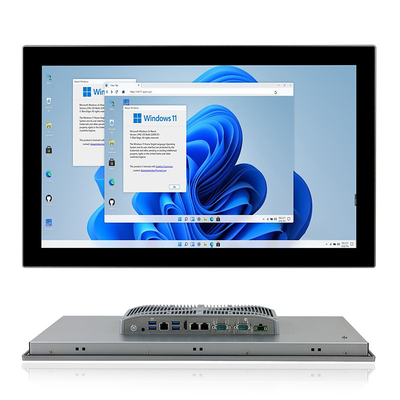 21,5-inch ventilatorloze industriële panel-pc J6412 Intel Elkhart Lake capacitief touchscreen