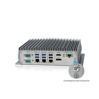Het hoge Krachtige Venster Linux van PC J6412 USB van Celeron Industriële Fanless Mini met Wifi