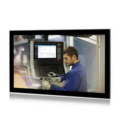 24 duim Industriële HMI Comité Multiaanraking Drie Lan J6412 4G 128GB van PC