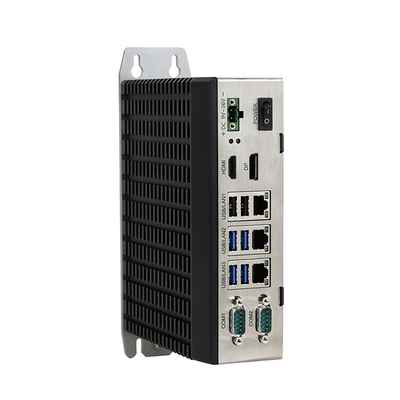 DIN-Minipc Windows10/11 8gb van Spoor Industriële Fanless met 3 X LAN