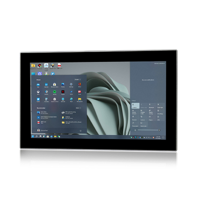 Brede Scherm IP65 Windows11 100*100 VESA Mounting van 15,6 Duim het Ruwe Ingebedde PC