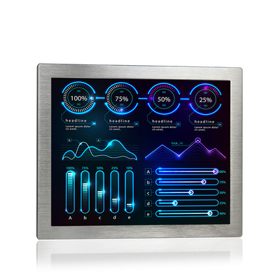 17“ Capacitieve Aanrakings Waterdichte Industrieel allen in Één PC 4G RAM 128G SSD 1280 X 1024