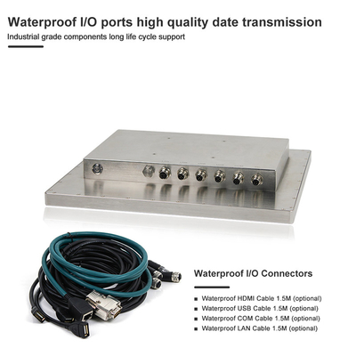 17“ Capacitieve Aanrakings Waterdichte Industrieel allen in Één PC 4G RAM 128G SSD 1280 X 1024