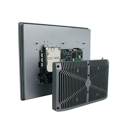 IP65 ingebedde Roestvrij staalcomité PC 15 Duim J1900 4G RAM 64GB SSD TPM 2,0