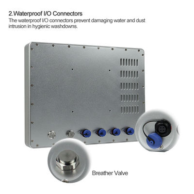 3855U maak Touch screenpc, Ip67-Venstersos Touchscreen Bureaucomputer waterdicht