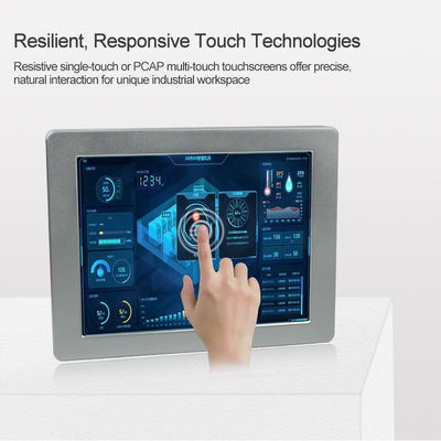 3855U maak Touch screenpc, Ip67-Venstersos Touchscreen Bureaucomputer waterdicht