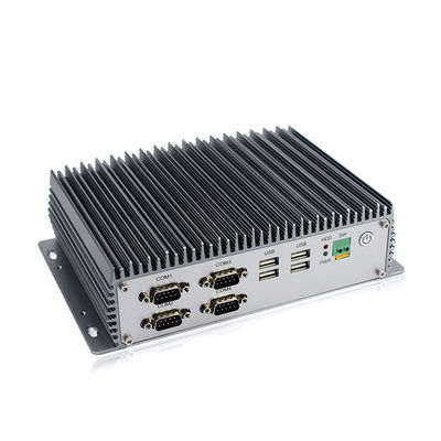 Industriële Mini Pc Fanless Two Ethernet-Industriële de Automatiseringscontrole van Havensintel core I7
