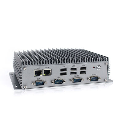 RS232 Fanless Industrieel Mini Pc Intel 8ste 4305U 4 LAN 10 USB 4