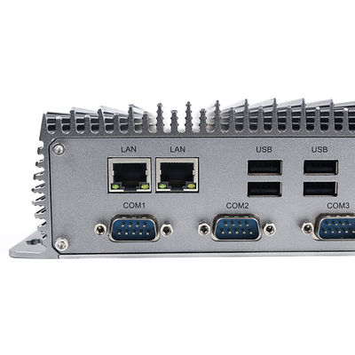 RS232 Fanless Industrieel Mini Pc Intel 8ste 4305U 4 LAN 10 USB 4