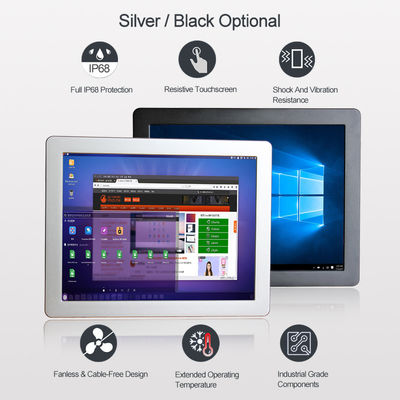 OEM Linux IP68 de Waterdichte Muur die van Touch screenpc voor Ruw Milieu opzetten