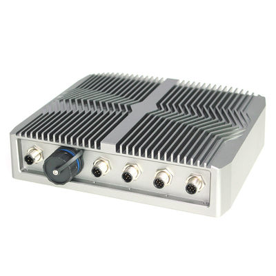 Openluchtip67 Ingebed Linux Fanless Mini Pc, Computer van de Schakelaars Industriële Gpu van M12 I/O