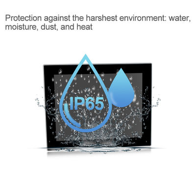Materiaalcontrole 12 LEIDENE van ″ TFT I5 maakt Comité PC, Industriële de Rangpc van Dual Core waterdicht