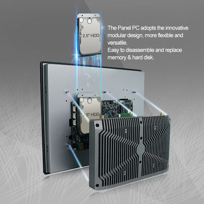 Intel I7 8565U Industriële Tpm allen in Één Touchscreen PC RS232