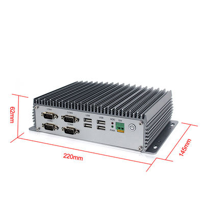 Het Spoor Industriële PC van Intel I7 4g Lte DIN, X86 Rs232 Rs485 Windows 8 Mini Pc