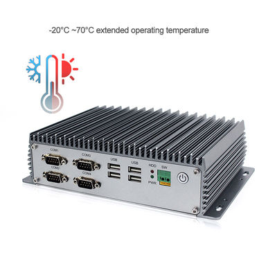 ODM I5 8265U 24vdc Dubbele Lan Industrial Embedded Box PC voor IOT-Systemen