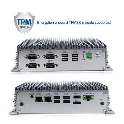 De Ingebedde Computer Mini Box Pc Windows 10 van Dual Core 2.1GHz Fanless